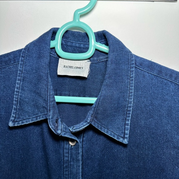 Soft denim button up dress - Picture 4 of 7